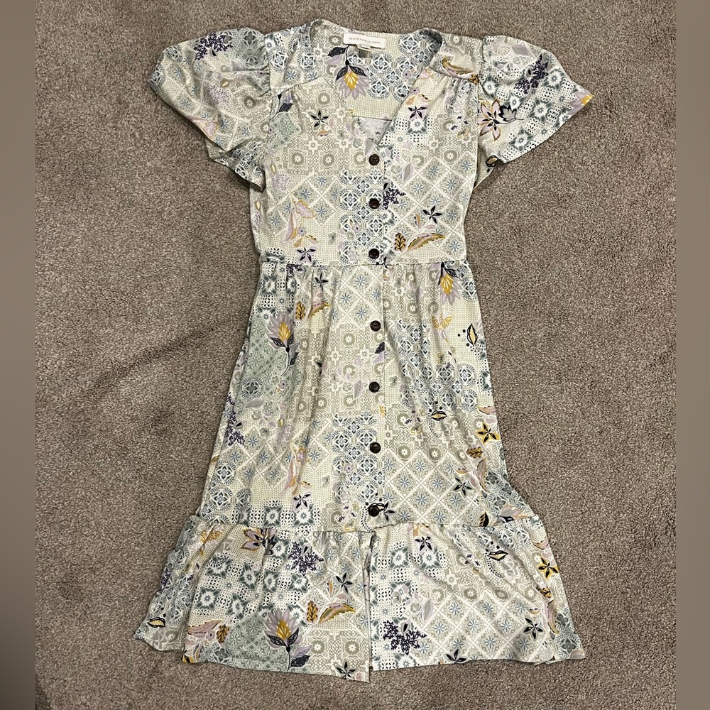Floral Button-Down Dress